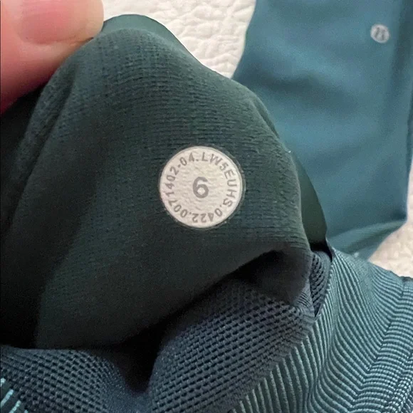 Lululemon Base Pace High-Rise Leggings size 6 25" *Two-Tone Ribbed - Picture 5 of 12